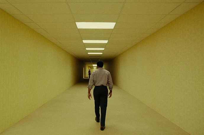 Backrooms_Clark_Walking_Down_Corridor_01